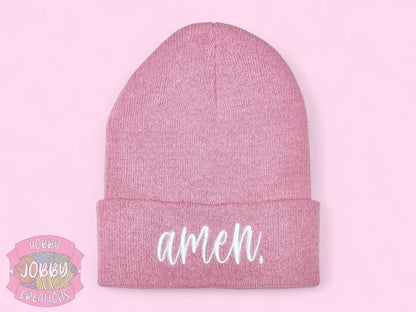 amen. Beanie