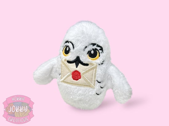 Messenger Owl Embroidered Plushie
