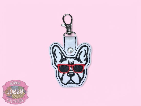 Cool Frenchie Keychain