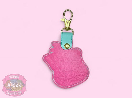 Ohana Doll Embroidered Keychain