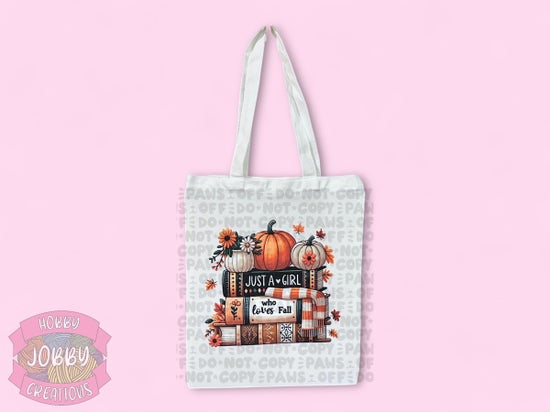 Graphic Tote (Girl Who Loves Fall)