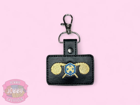 CBRN Embroidered Keychain