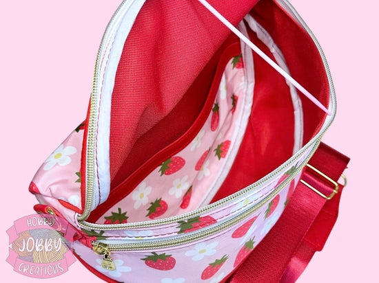 Strawberries Hellcat Crossbody Bag