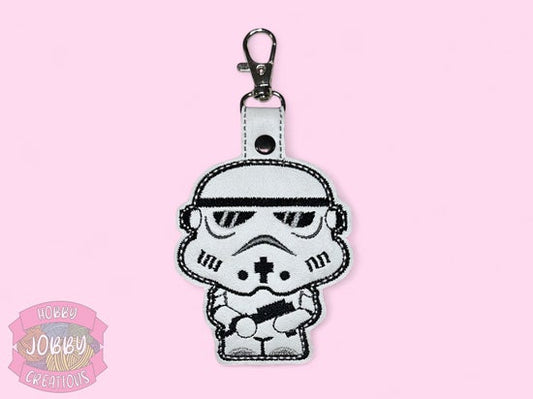 Storm Soldier Embroidered Keychain