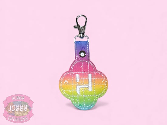 Hunter Embroidered Keychain