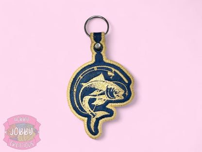 Bass Fishing Keychain (Select for color options)