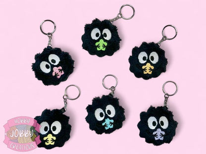 Sooty Friends Embroidered Keychain (Select for color options.)