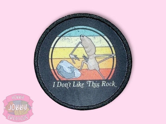 Don't Like This Rock Graphic Patch