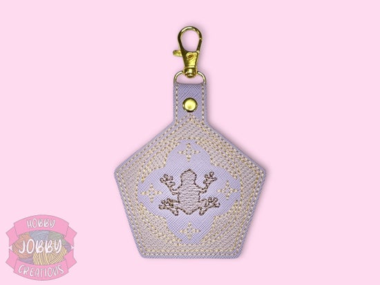 Candy Frog Box Embroidered Keychain