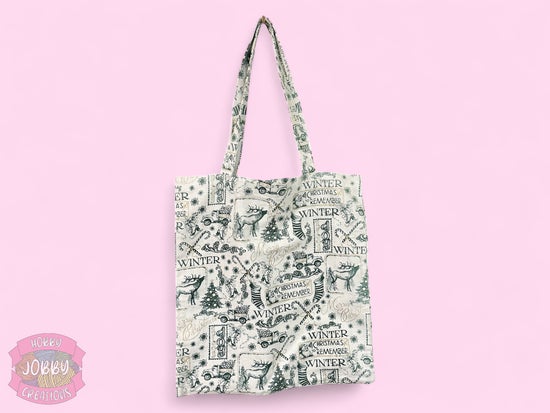 Canvas Tote (Christmas Green)