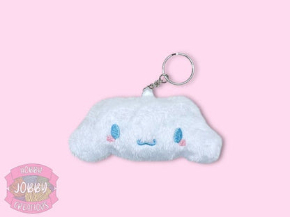 Flying Dog Plushie Keychain