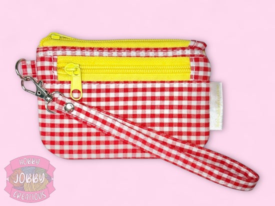 Hyalite Wristlet (Red w/ Plaid)