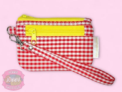 Hyalite Wristlet (Red w/ Plaid)