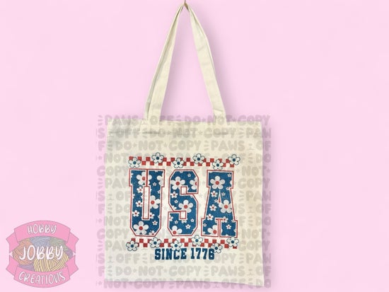 Graphic Tote (USA Floral)