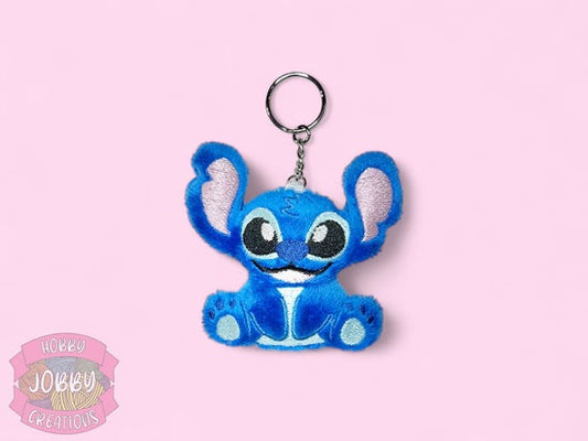 Alien Dog Plushie Keychain