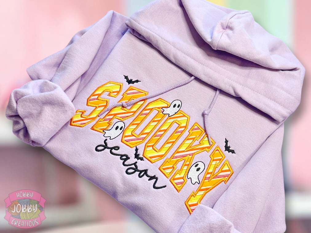Spooky Season Embroidered Hoodie