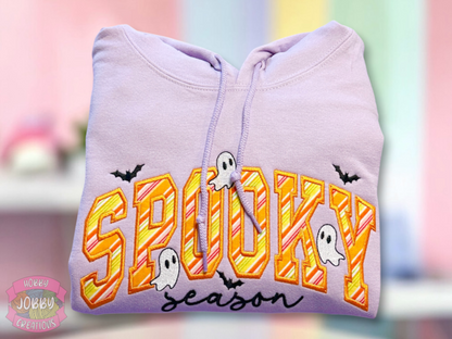 Spooky Season Embroidered Hoodie