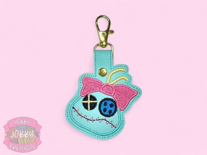 Ohana Doll Embroidered Keychain