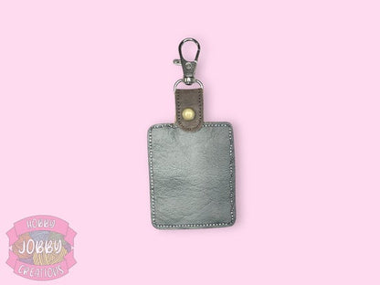 Spell Book Embroidered Keychain