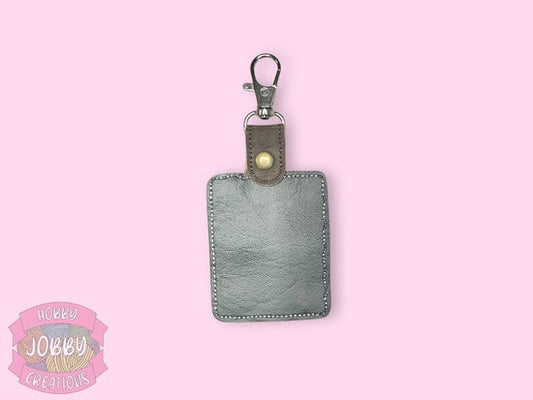 Spell Book Embroidered Keychain