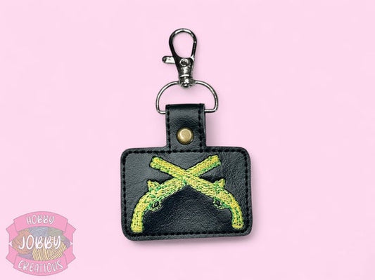 Military Police Embroidered Keychain