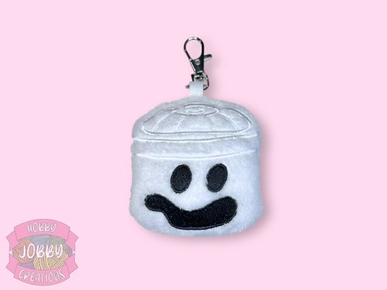 Nostalgic Bucket Embroidered Plushie Keychain (Select for options)