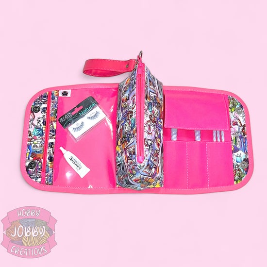 Cosmetic Bag with Removeable Interior Bag