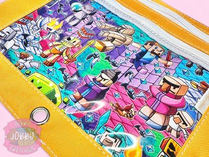 Crafting Game Binder Pencil Pouch