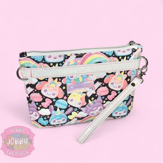 Hello Friends Rainbow Tracy Wristlet w/ Card Slots