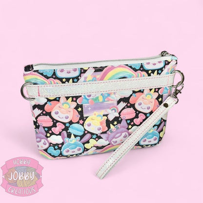 Hello Friends Rainbow Tracy Wristlet w/ Card Slots