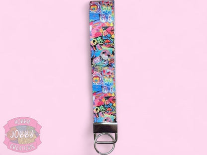 Key Fob Wristlet (Rainbow Nostalgia)