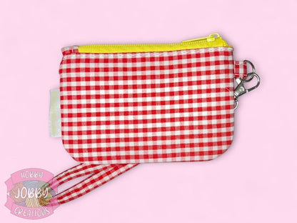 Hyalite Wristlet (Red w/ Plaid)