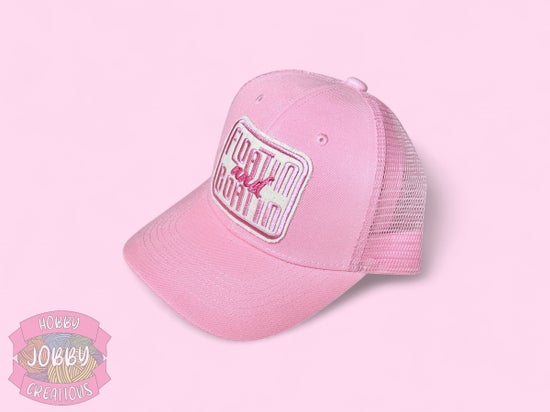 Floatin and Boatin Patch Cap (Pink w/ Pink)