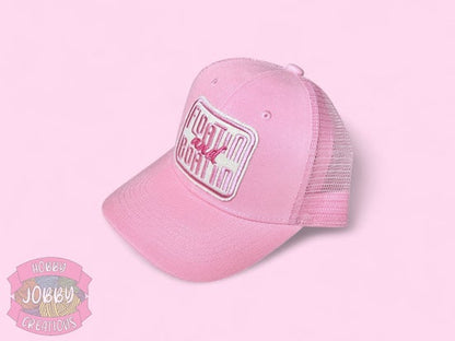 Floatin and Boatin Patch Cap (Pink w/ Pink)
