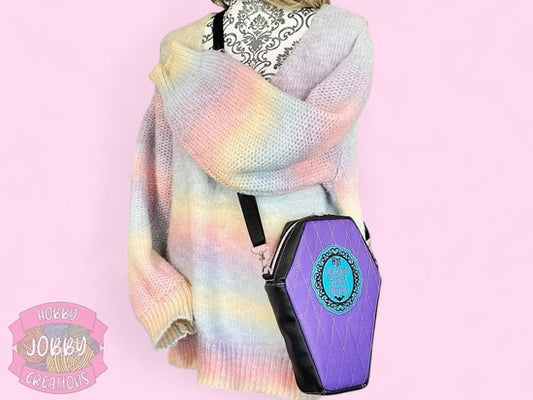 Foolish Mortals Quilted Coffin Bag