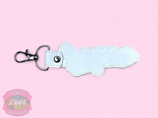 Mom Embroidered Keychain