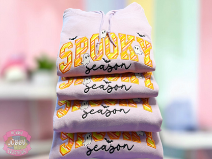 Spooky Season Embroidered Hoodie
