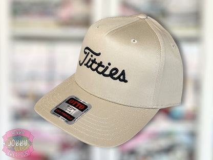 Custom Titties 3D Puff Embroidered Hat