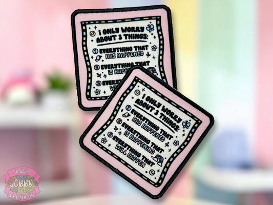 Worry List Graphic Patch