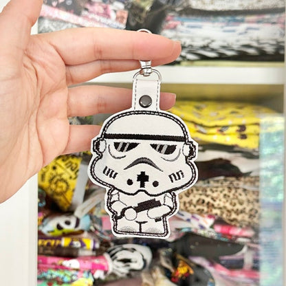 Storm Soldier Embroidered Keychain