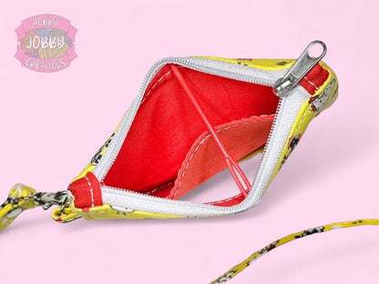 Piper ID Holder (Yellow w/ Chickens)