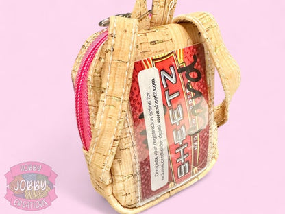 Bitty Backpack (Island Friends w/ Cork and Pink)