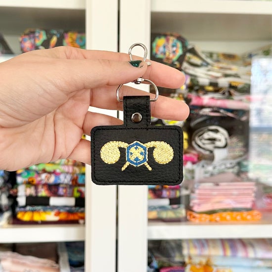 CBRN Embroidered Keychain