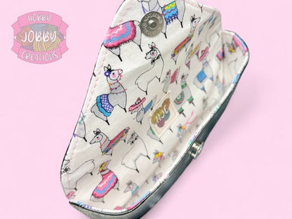 Glasses Case (Black w/ Llamas)