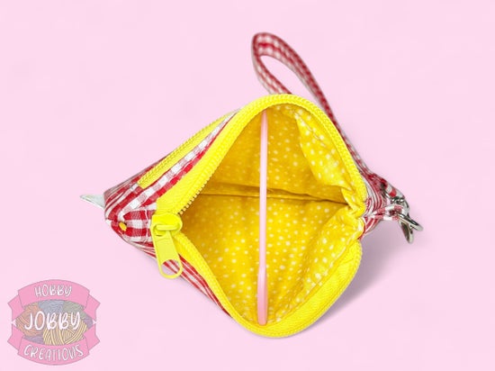 Hyalite Wristlet (Red w/ Plaid)