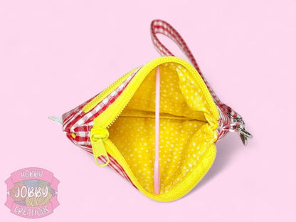 Hyalite Wristlet (Red w/ Plaid)