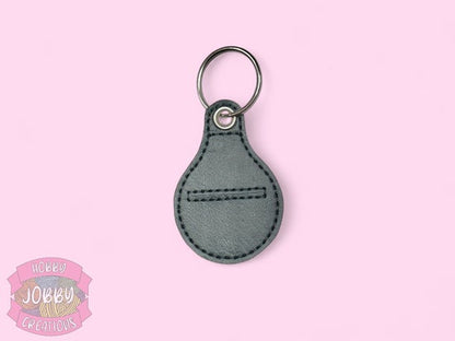 Quarter Holder Embroidered Keychain (Select for more options)