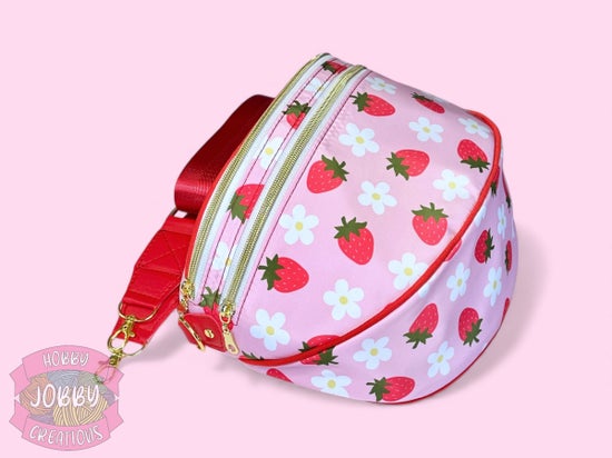 Strawberries Hellcat Crossbody Bag