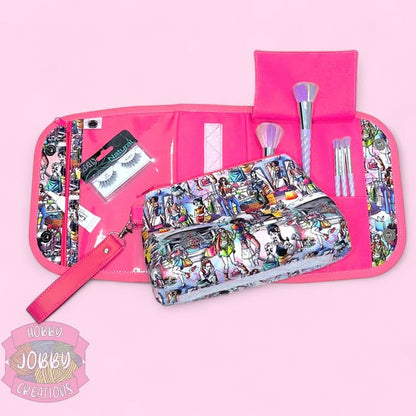 Cosmetic Bag with Removeable Interior Bag