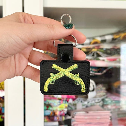 Military Police Embroidered Keychain